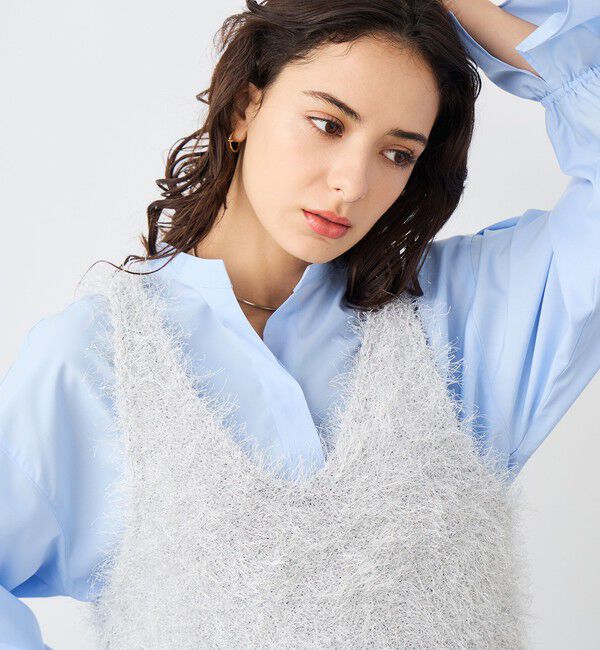 NOLLEY'S sophi「《手洗い可能》ラメシャギー2WAYビスチェ」|ニット・セーター|