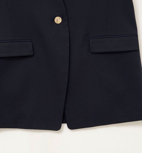 NOLLEY'S「《セットアップ対応》ウォッシャブルジョーゼットフリル付きマルチWAYジレ」|ベスト・ジレ|