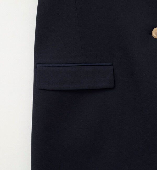 NOLLEY'S「《セットアップ対応》ウォッシャブルジョーゼットフリル付きマルチWAYジレ」|ベスト・ジレ|