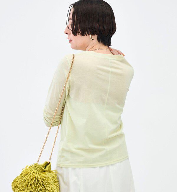 NOLLEY'S「ウォッシャブル綿ナイロンシアーロンＴ」|Tシャツ・カットソー|