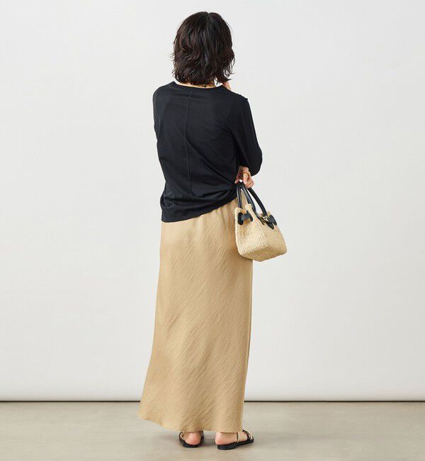 NOLLEY'S「ウォッシャブル綿ナイロンシアーロンＴ」|Tシャツ・カットソー|