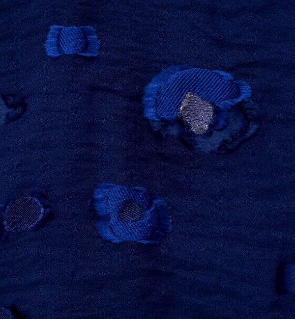 NOLLEY'S「《セットアップ対応》【KIRYU】MIXウォッシャブルフラワー柄ジャガードブラウス」|シャツ・ブラウス|