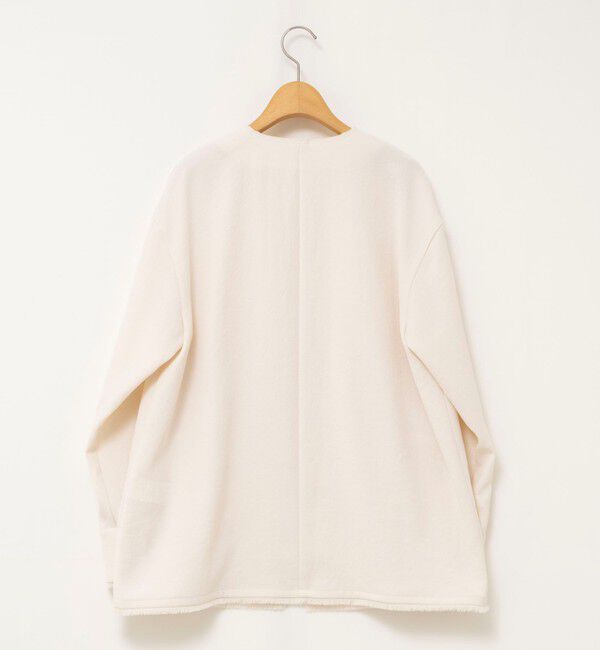 NOLLEY'S「ウォッシャブルFRINGE LIGHT JACKET」|ノーカラージャケット|