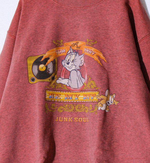 GLOSTER「【JUNKSOUL/ジャンクソウル】TOM&JERRY RECORD スウェット」|スウェット・ジャージ|