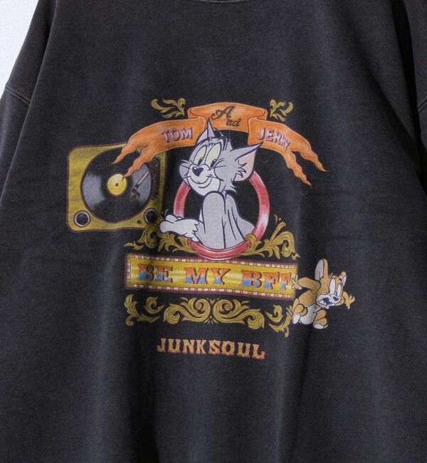 GLOSTER「【JUNKSOUL/ジャンクソウル】TOM&JERRY RECORD スウェット」|スウェット・ジャージ|