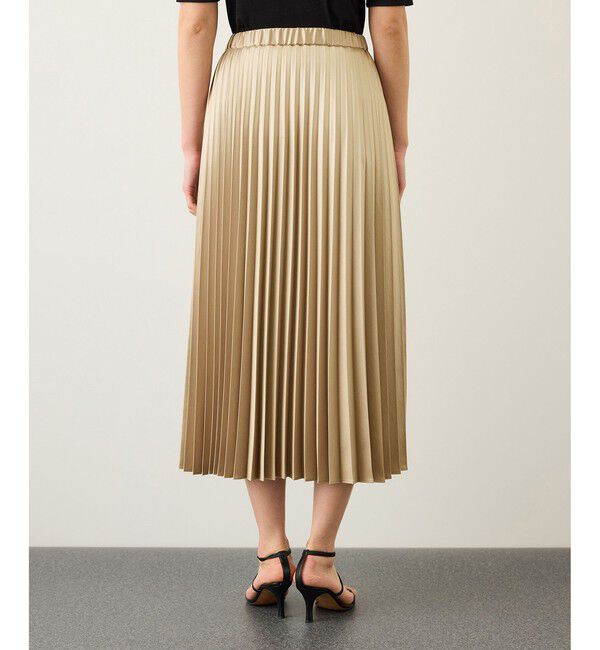 ROPE「シャイニープリーツスカート/イージーケア」|スカート|