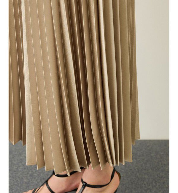 ROPE「シャイニープリーツスカート/イージーケア」|スカート|