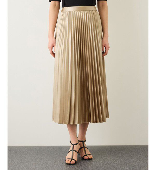 ROPE「シャイニープリーツスカート/イージーケア」|スカート|