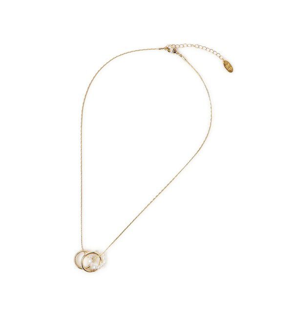 ROPE PICNIC PASSAGE「パールリングネックレス」|ネックレス|