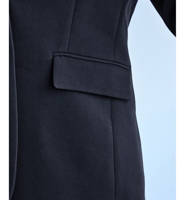 Rope&rsquo;Picnic「360&deg;ウルトラストレッチ ノーカラージャケット/UVカット・花粉ガード・入卒式・セットアップ対応」|ノーカラージャケット|