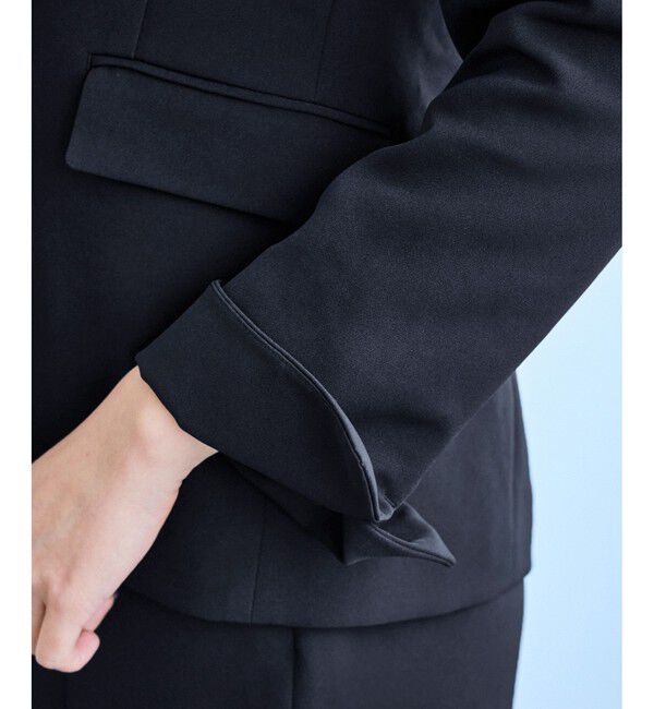 Rope&rsquo;Picnic「360&deg;ウルトラストレッチ ノーカラージャケット/UVカット・花粉ガード・入卒式・セットアップ対応」|ノーカラージャケット|