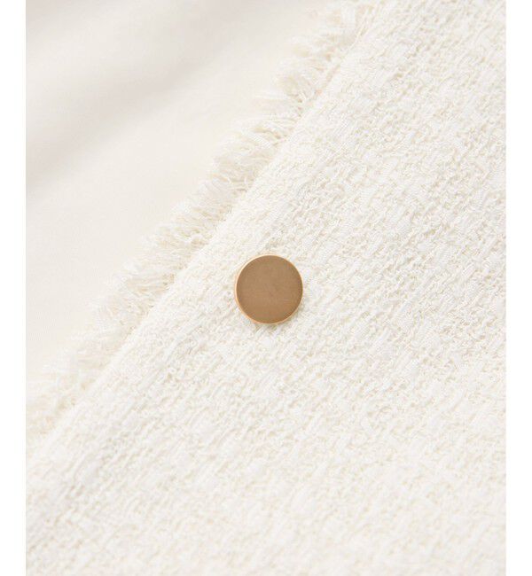 Rope&rsquo;Picnic「【WEB限定カラー】ツイード金ボタンジレベスト/セレモニー対応・リンクコーデ」|ベスト・ジレ|