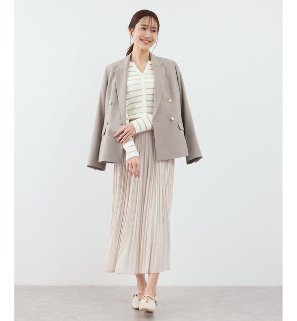 Rope&rsquo;Picnic「クリアツイル金ボタンジャケット/入卒式・セレモニー・セットアップ対応」|テーラードジャケット|