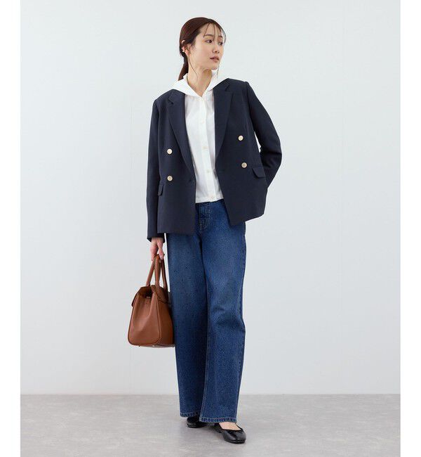 Rope&rsquo;Picnic「クリアツイル金ボタンジャケット/入卒式・セレモニー・セットアップ対応」|テーラードジャケット|