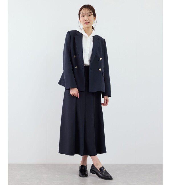 Rope&rsquo;Picnic「クリアツイル金ボタンジャケット/入卒式・セレモニー・セットアップ対応」|テーラードジャケット|