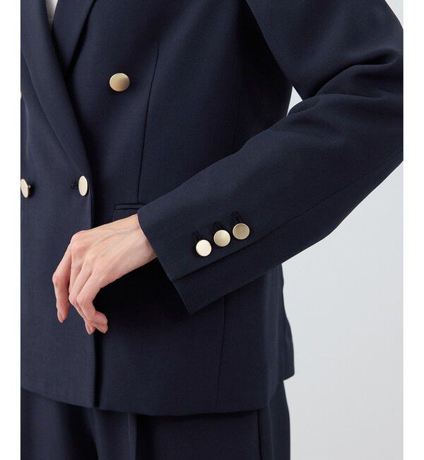 Rope&rsquo;Picnic「クリアツイル金ボタンジャケット/入卒式・セレモニー・セットアップ対応」|テーラードジャケット|