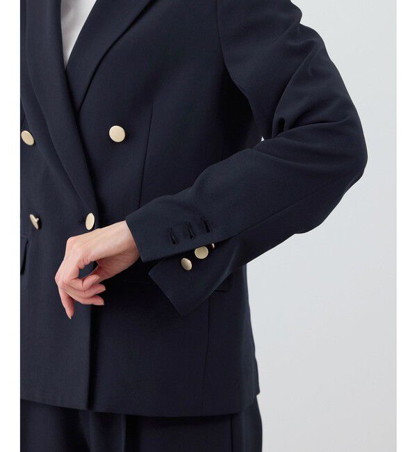 Rope&rsquo;Picnic「クリアツイル金ボタンジャケット/入卒式・セレモニー・セットアップ対応」|テーラードジャケット|