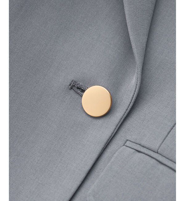 Rope&rsquo;Picnic「【低身長・小柄さんサイズ】クリアツイル金ボタンジャケット/入卒式・セレモニー・セットアップ対応」|テーラードジャケット|