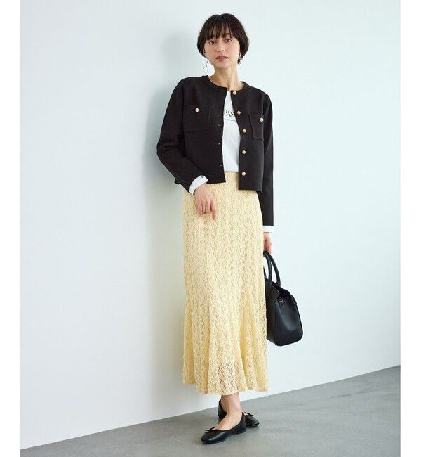 Rope&rsquo;Picnic「ミラノリブ金ボタンニットカーディガン」|カーディガン|