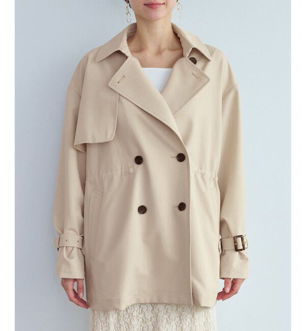 Rope&rsquo;Picnic「ミドル丈トレンチコート/撥水・花粉ガード」|トレンチコート|