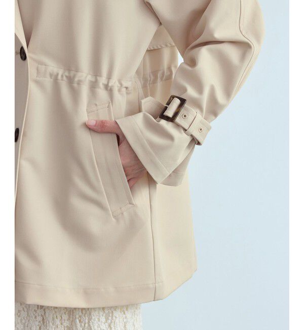 Rope&rsquo;Picnic「ミドル丈トレンチコート/撥水・花粉ガード」|トレンチコート|