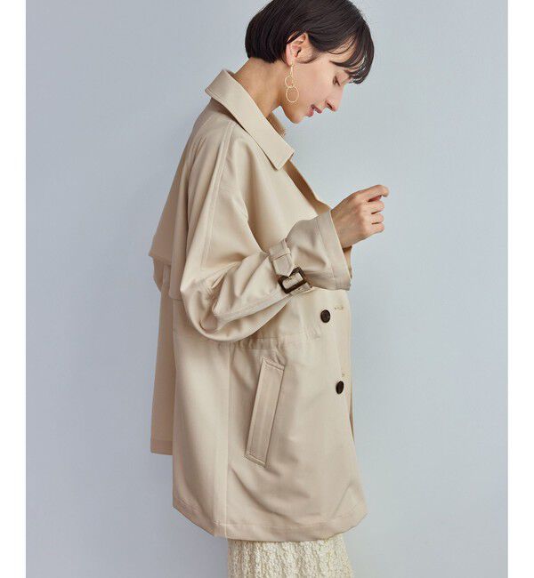 Rope&rsquo;Picnic「ミドル丈トレンチコート/撥水・花粉ガード」|トレンチコート|