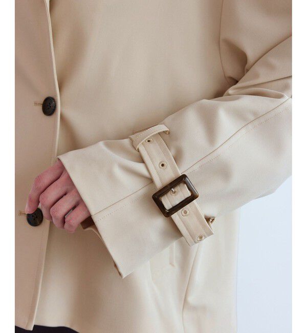 Rope&rsquo;Picnic「ショート丈トレンチコート/撥水・花粉ガード」|トレンチコート|