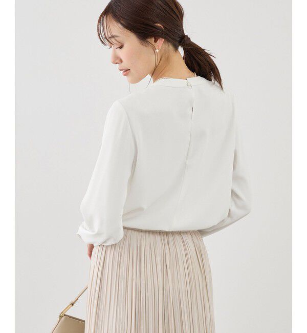 Rope&rsquo;Picnic「【WEB限定サイズ】配色アソートフロントタックブラウス」|シャツ・ブラウス|