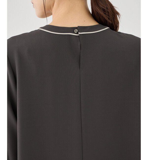 Rope&rsquo;Picnic「【WEB限定サイズ】配色アソートフロントタックブラウス」|シャツ・ブラウス|