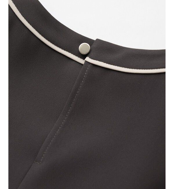 Rope&rsquo;Picnic「【WEB限定サイズ】配色アソートフロントタックブラウス」|シャツ・ブラウス|