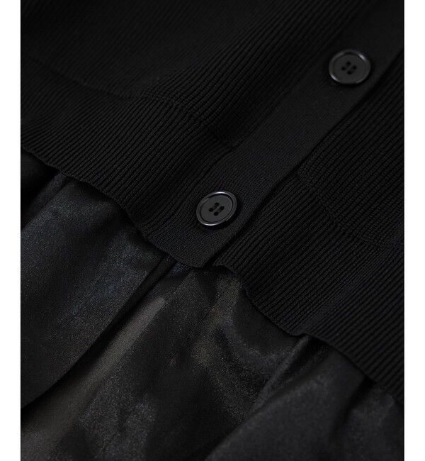 Rope&rsquo;Picnic「異素材ドッキングニットカーディガン/イージーケア」|カーディガン|