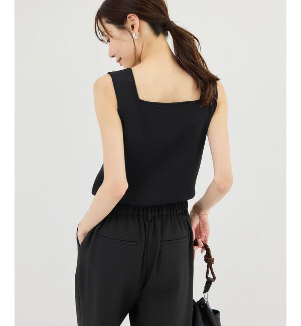 Rope&rsquo;Picnic「スクエアネックニットタンクトップ」|タンクトップ|