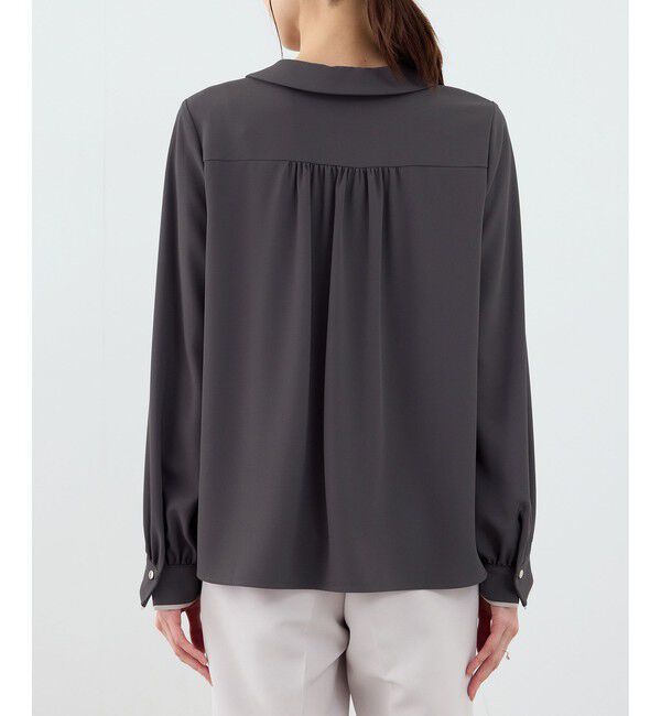 Rope&rsquo;Picnic「配色ダブルカラーブラウス」|シャツ・ブラウス|