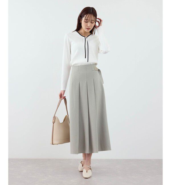 Rope&rsquo;Picnic「クリアツイルタックキルトスカート/セレモニー・セットアップ対応」|スカート|