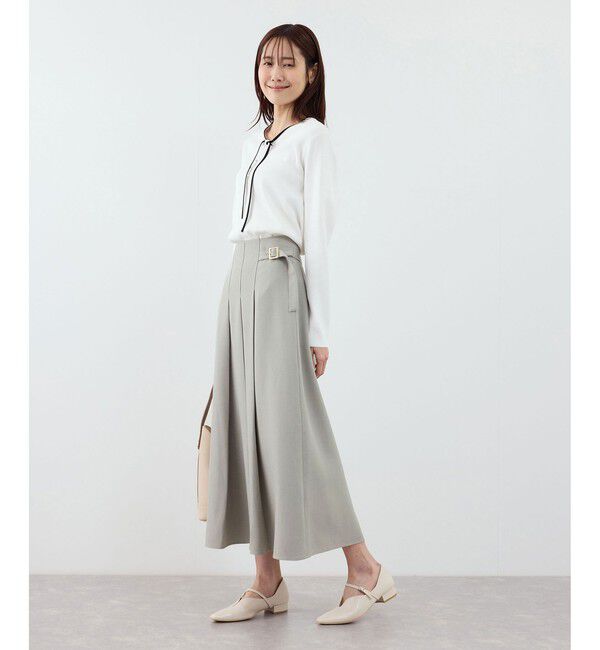 Rope&rsquo;Picnic「クリアツイルタックキルトスカート/セレモニー・セットアップ対応」|スカート|