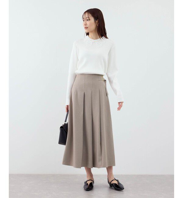 Rope&rsquo;Picnic「クリアツイルタックキルトスカート/セレモニー・セットアップ対応」|スカート|