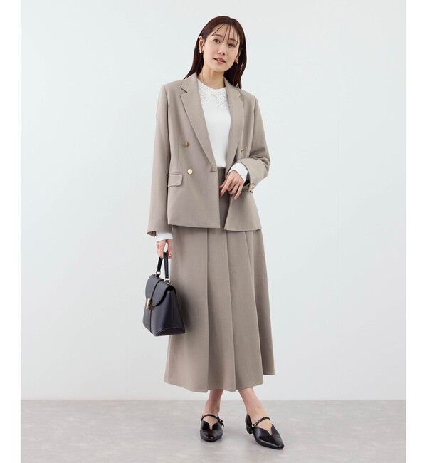 Rope&rsquo;Picnic「クリアツイルタックキルトスカート/セレモニー・セットアップ対応」|スカート|