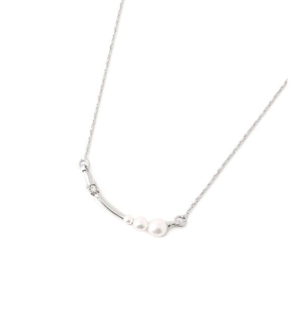 ROPE PICNIC PASSAGE「パールカーブラインショートネックレス」|ネックレス|