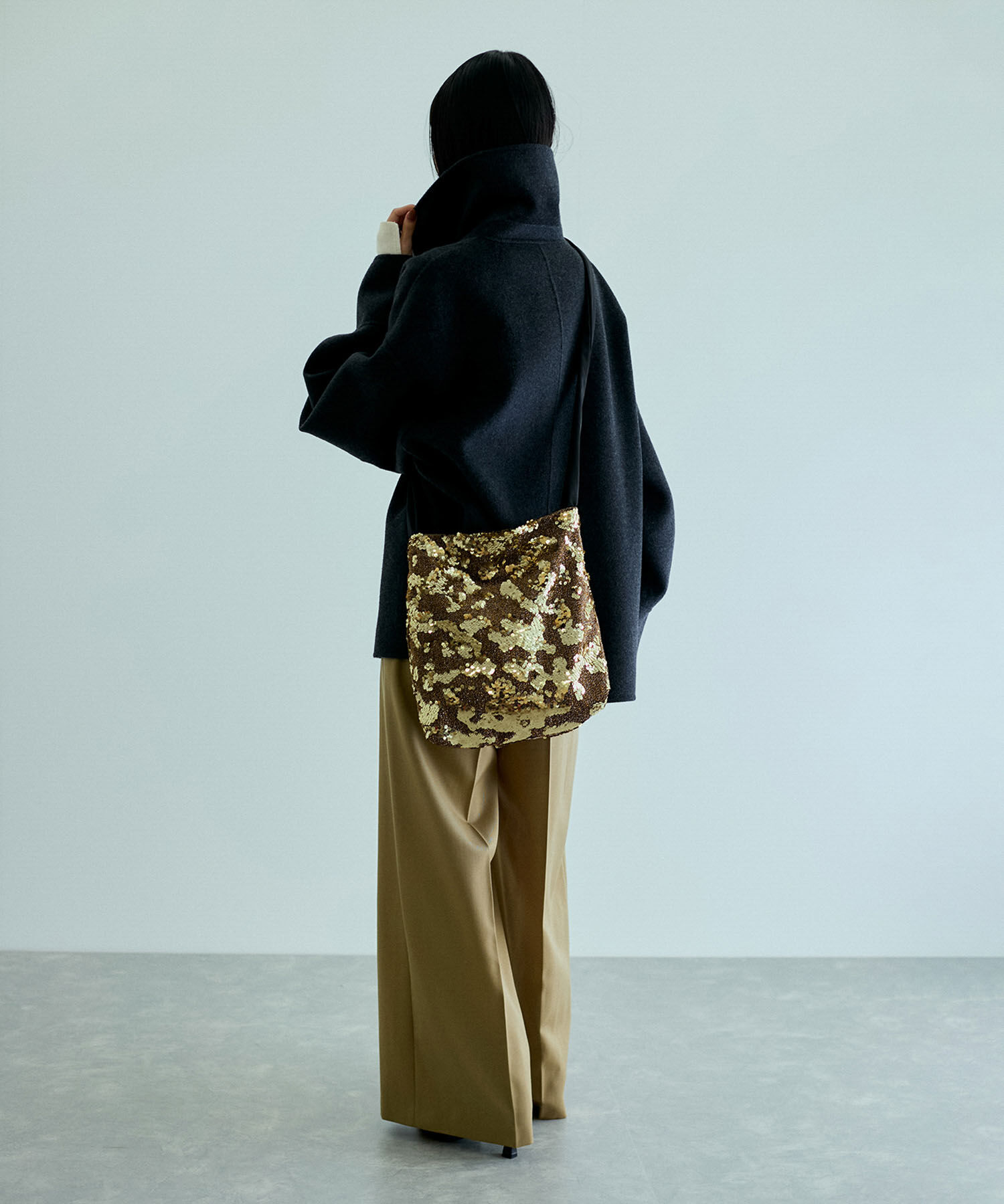 ADAM ET ROPE'「【サステナブル】スパンコールショルダーバッグ」|ショルダー・メッセンジャー|