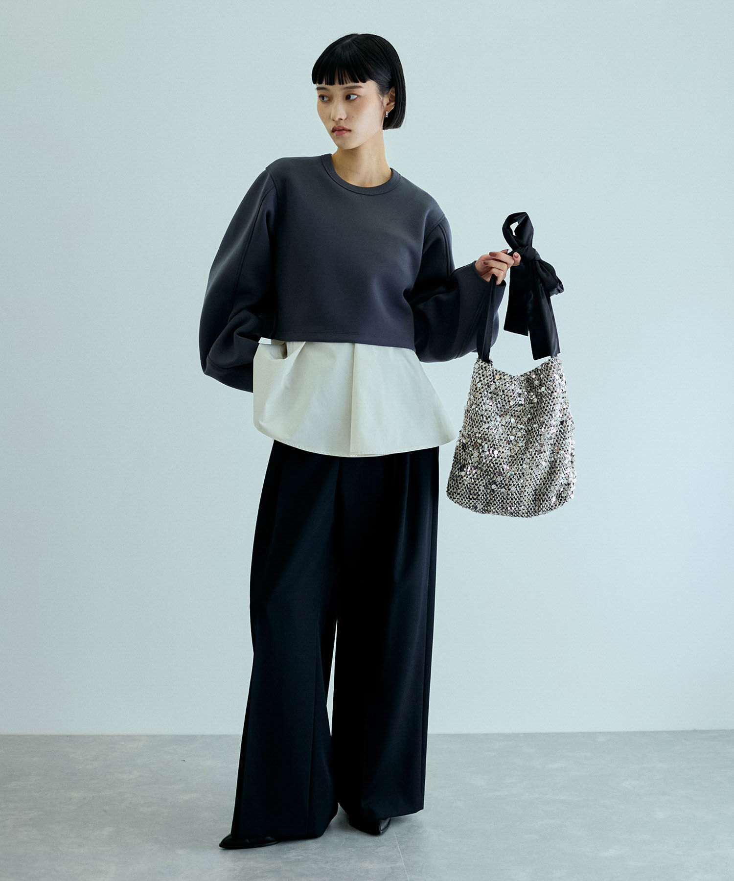 ADAM ET ROPE'「【サステナブル】スパンコールショルダーバッグ」|ショルダー・メッセンジャー|