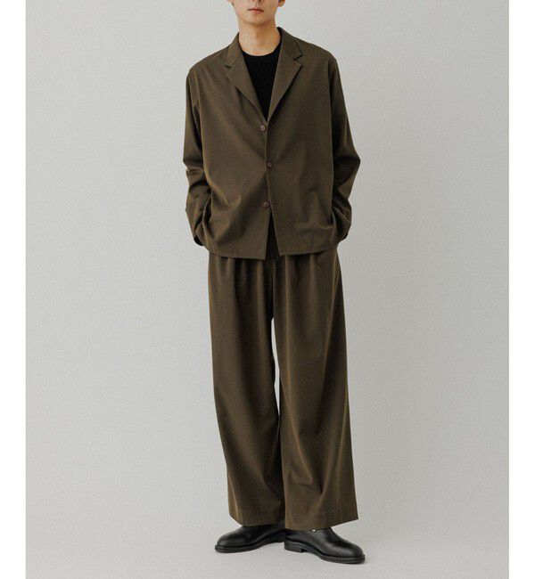 ADAM ET ROPE'「4WAY ストレッチ ツイル イージー ジャケット / セットアップ対応」|テーラードジャケット|