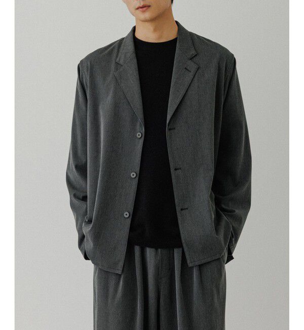 ADAM ET ROPE'「4WAY ストレッチ ツイル イージー ジャケット / セットアップ対応」|テーラードジャケット|