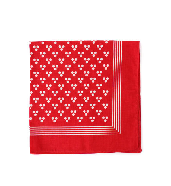 LABOUR AND WAIT「【LABOUR AND WAIT】THREE SPOT HANDKERCHIEF RED」|タオル|RED