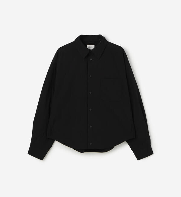 ORCIVAL「ORCIVAL | ポリタイプライター シャツジャケット WOMEN」|シャツ・ブラウス|BLACK