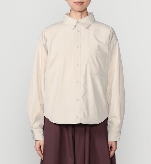 ORCIVAL「ORCIVAL | ポリタイプライター シャツジャケット WOMEN」|シャツ・ブラウス|