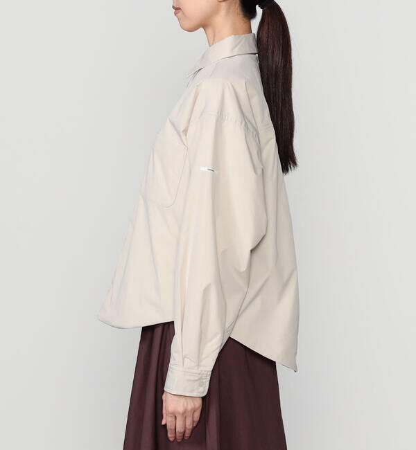 ORCIVAL「ORCIVAL | ポリタイプライター シャツジャケット WOMEN」|シャツ・ブラウス|