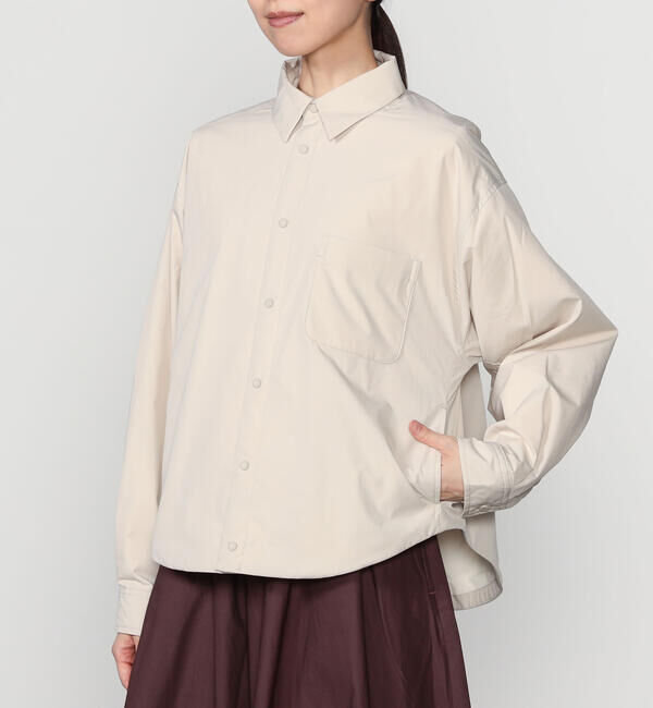 ORCIVAL「ORCIVAL | ポリタイプライター シャツジャケット WOMEN」|シャツ・ブラウス|