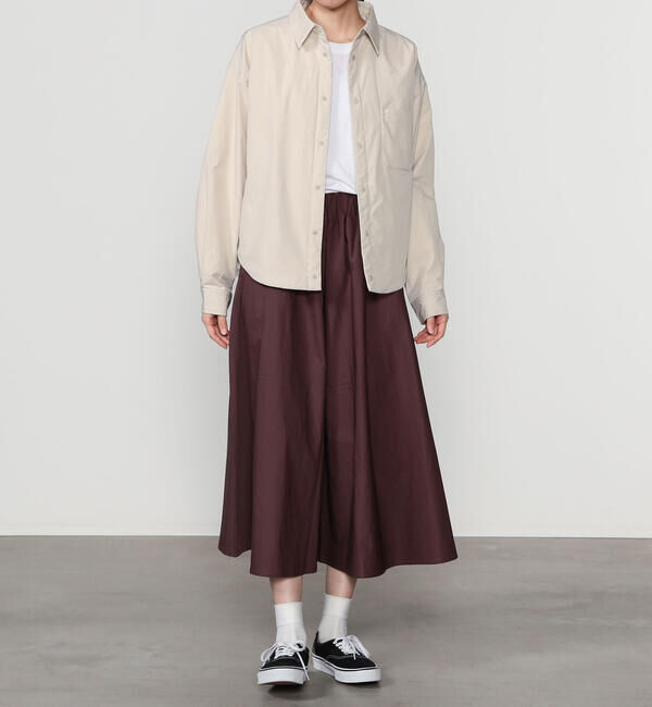 ORCIVAL「ORCIVAL | ポリタイプライター シャツジャケット WOMEN」|シャツ・ブラウス|