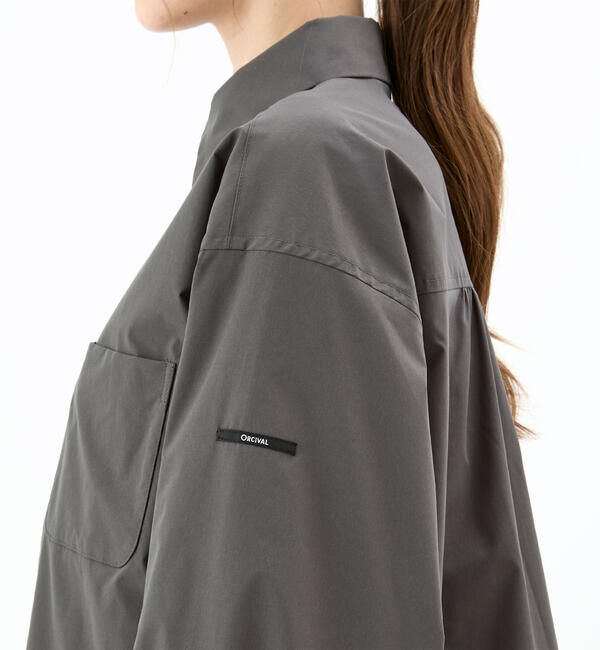 ORCIVAL「ORCIVAL | ポリタイプライター シャツジャケット WOMEN」|シャツ・ブラウス|