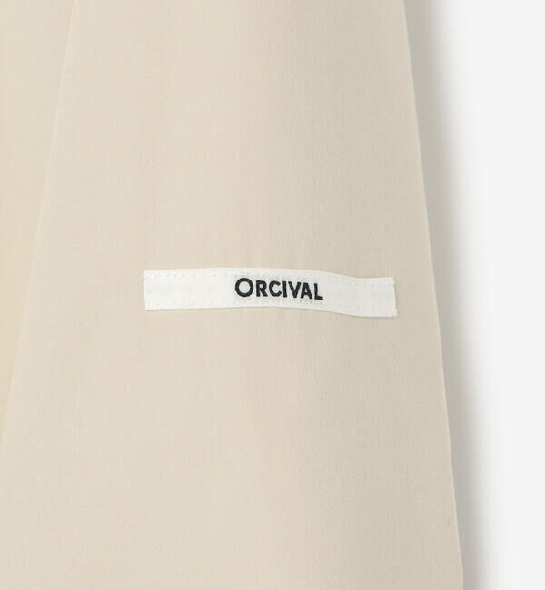 ORCIVAL「ORCIVAL | ポリタイプライター シャツジャケット WOMEN」|シャツ・ブラウス|